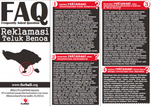 FAQ Tolak Reklamasi Teluk Benoa