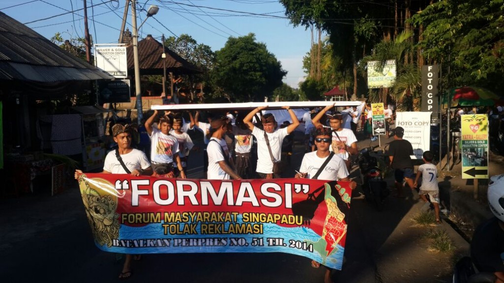 Singapadu Tolak Reklamasi