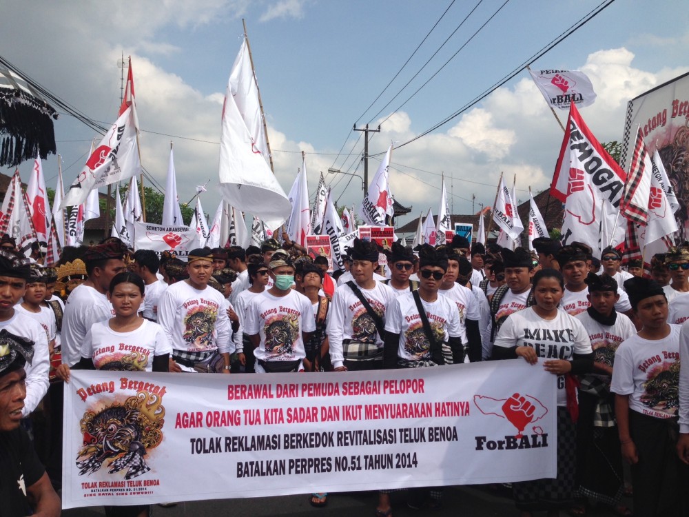 Foto Aksi Tolak Reklamasi Teluk Benoa Di Badung Utara (3)
