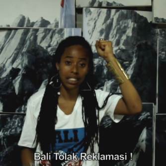 Masia One & Donisha Prendergast (cucu Bob Marley) Tolak Reklamasi Teluk Benoa Berkedok Revitalisasi